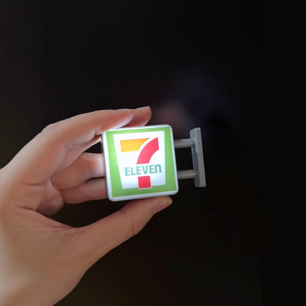 Creative refrigerator stickers convenience store lights illuminated magnetic home decorations - V.I.P Digital Presence