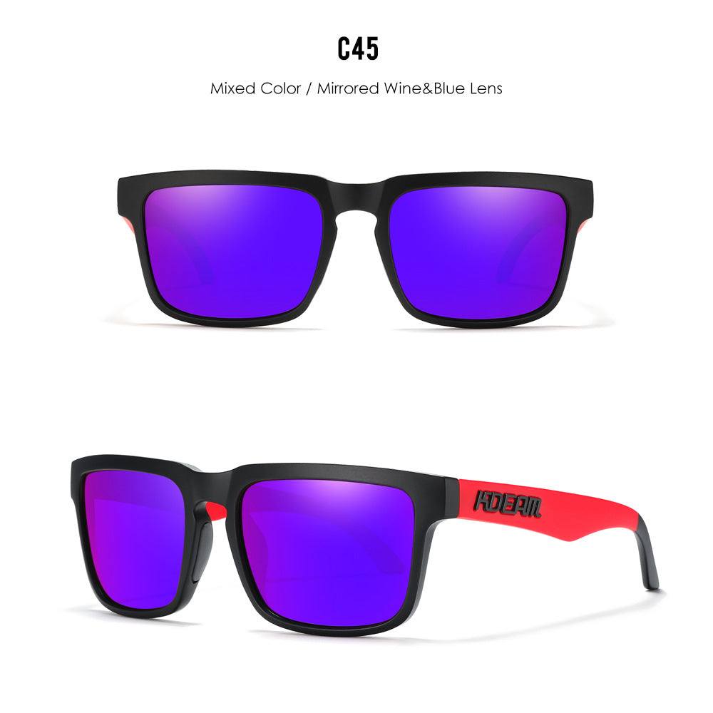 Classic polarized sunglasses for men and women ultra light driving glasses colorful real film sunglasses - V.I.P Digital Presence