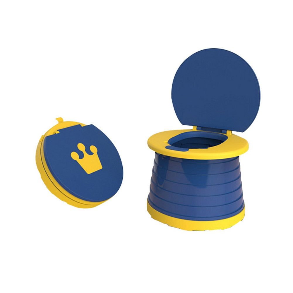 Lightweight Kid Toilet Potty Toilet Seat Children Travel Potty Training Seats Adjustable Cleanable Folding Pots