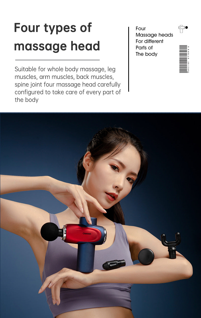 CP-F10 fascia gun muscle massager cervical muscle relaxer electric menstrual gun leg electric - V.I.P Digital Presence
