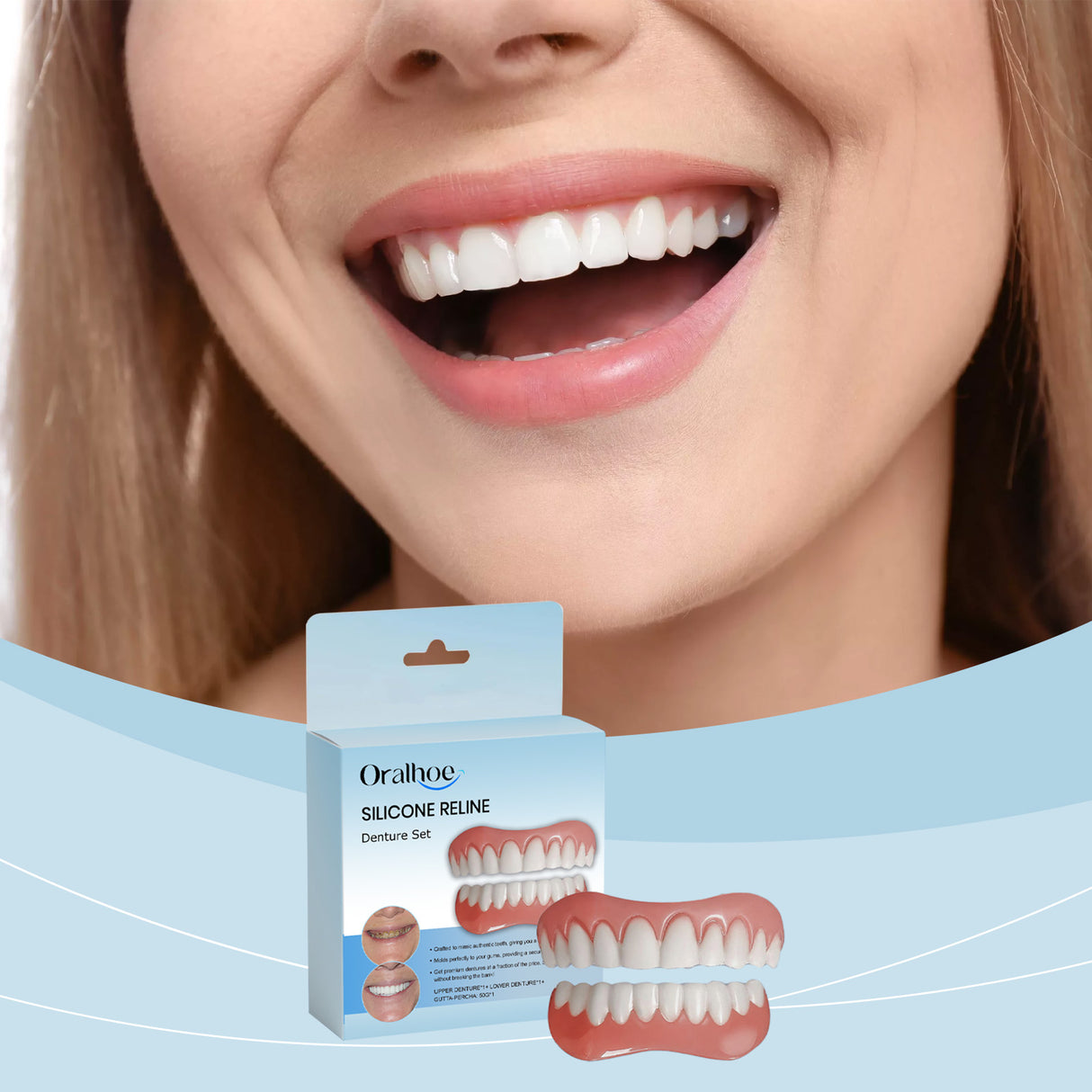 Denture Retouching Kit For Improved Comfort Denture Crevices Beauty Kit - V.I.P Digital Presence