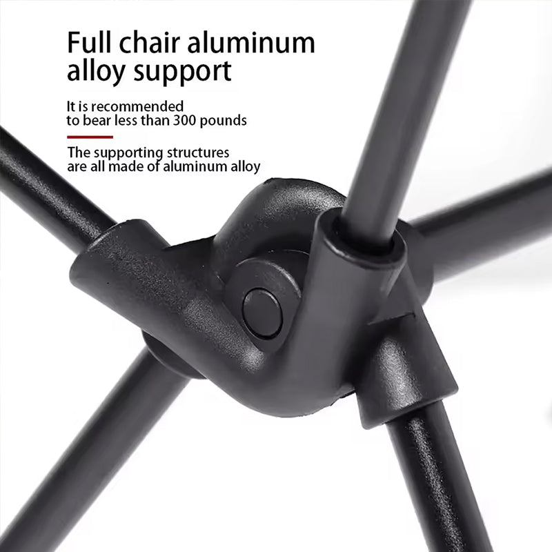 Folding camping chair with headrest. Lightweight, aluminum alloy, for travel and fishing. Outdoor furniture. - V.I.P Digital Presence