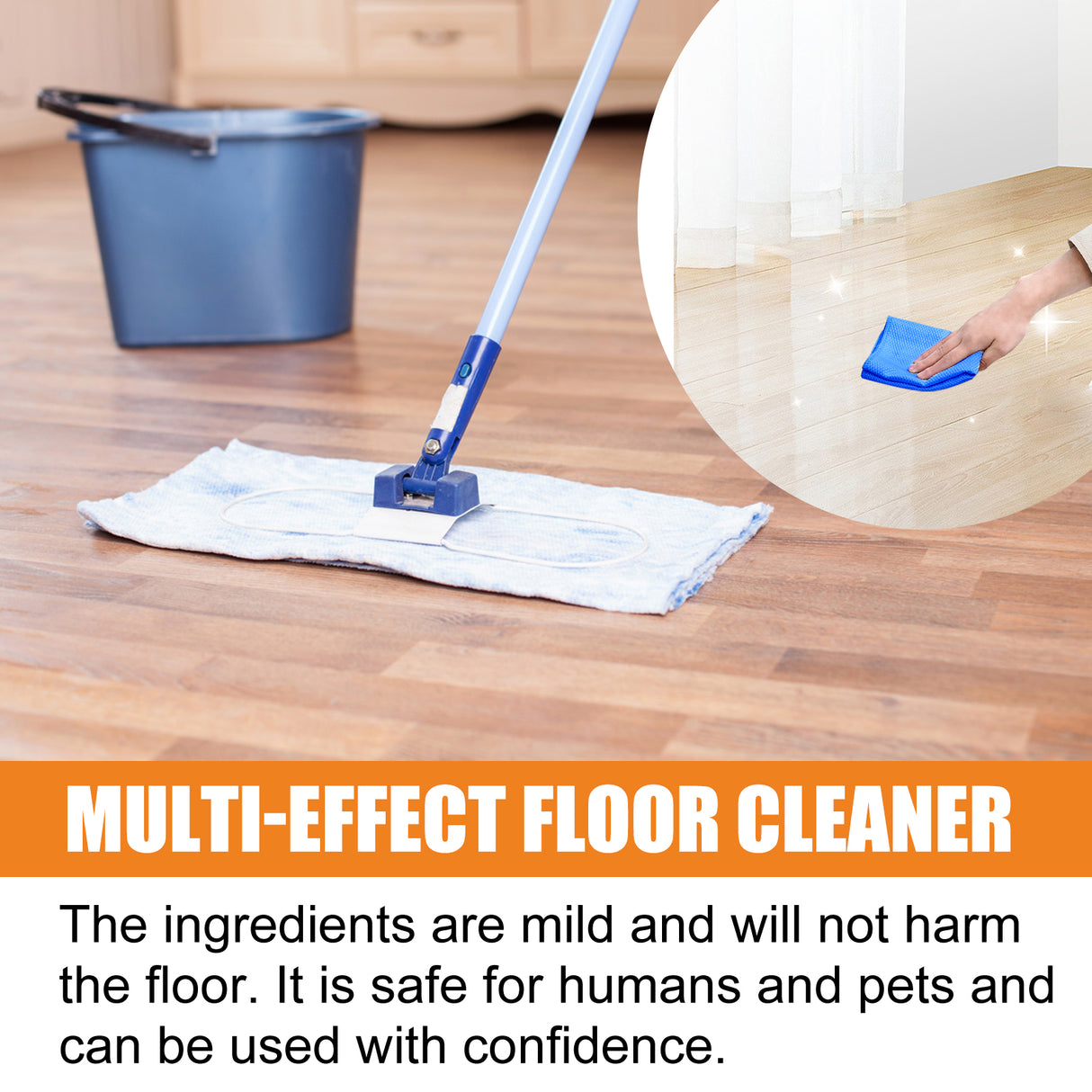 Multi-Effect Floor Cleaner, Gently Clean Floor Tiles Wooden Furniture Stubborn Dirt Stains - V.I.P Digital Presence