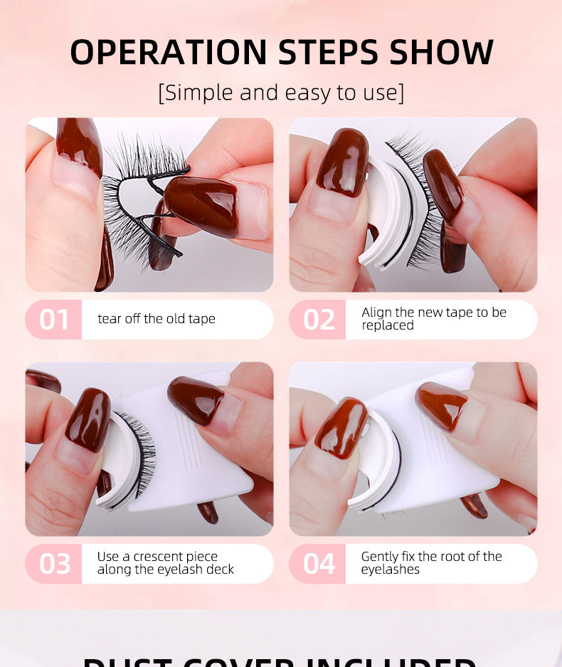 New Product Glue-Free Self-Adhesive Eyelashes Spare Glue Strip Temperature-Sensing Self-Adhesive False Eyelashes Curling Realistic Natural False Eyelashes - V.I.P Digital Presence