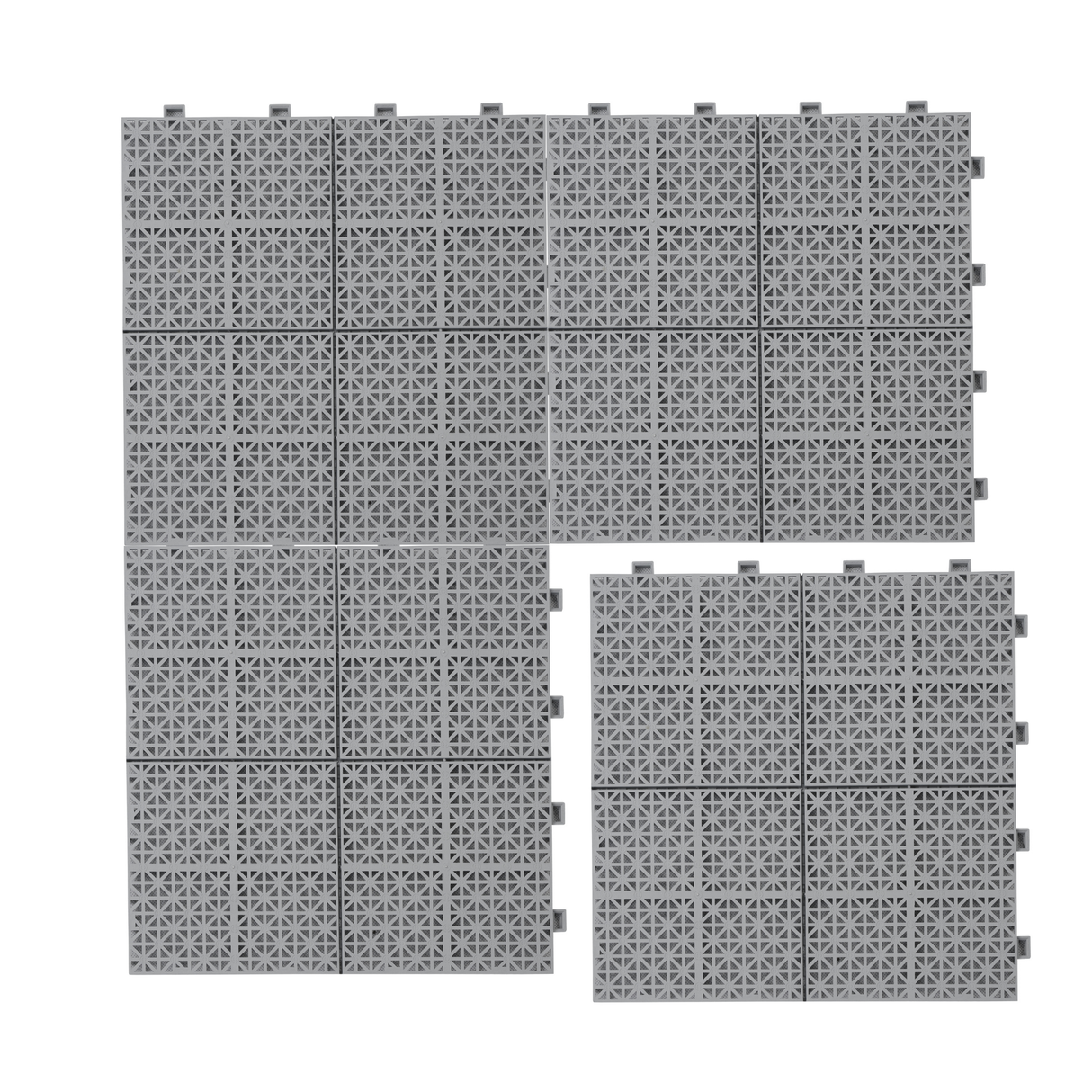 12 x 12 inch gray interlocking deck tiles, plastic waterproof, weighing up to 6613 pounds, with a rose pattern pack of 12 - V.I.P Digital Presence