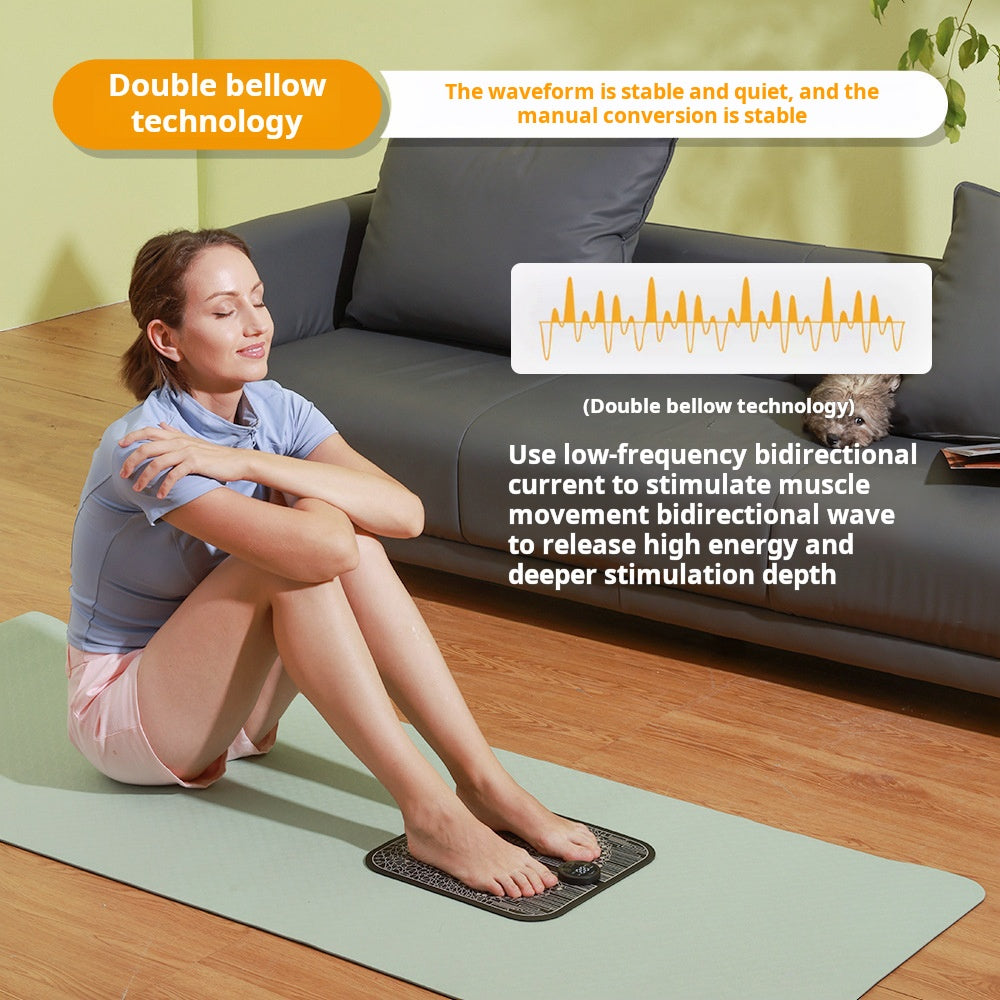 The Latest Remote Control With Patch Ems Tens Smart Shiatsu Foot Massager Muscle Stimulator Vibration Massage Pad - V.I.P Digital Presence