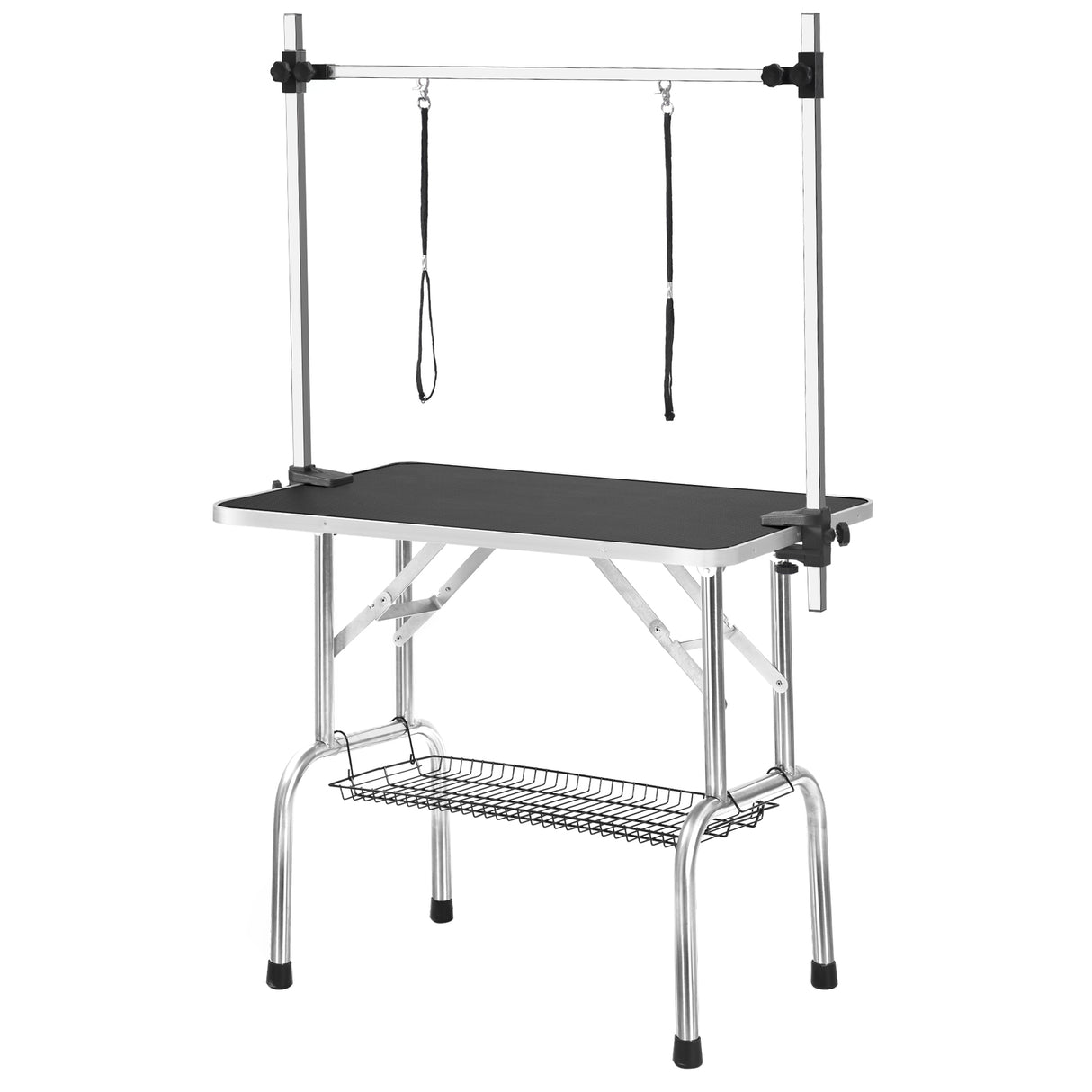 36" Professional Dog Pet Grooming Table Adjustable Heavy Duty Portable w/Arm & Noose & Mesh Tray - V.I.P Digital Presence