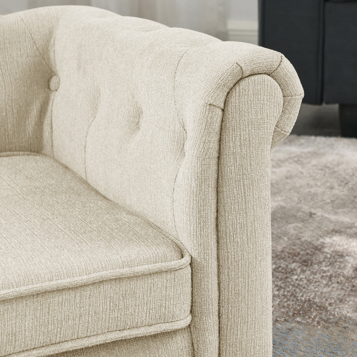 Elegant Rectangle Pet Bed for Medium and Large Dogs, Durable Elevated Dog Sofa Bed, Comfortable Dog Couch Beige - V.I.P Digital Presence