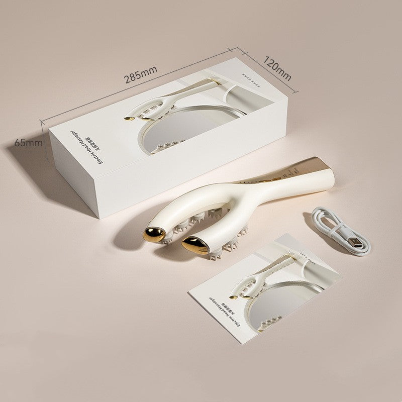 Head massager EMS micro current red light massage comb electric massage comb scalp care massager - V.I.P Digital Presence