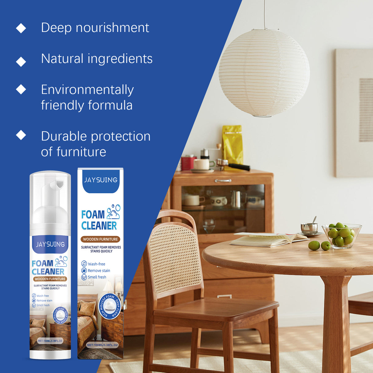 Wood Furniture Foam Cleaner Home Wood Mildew Furniture Cleaning And Maintenance Care Agent - V.I.P Digital Presence