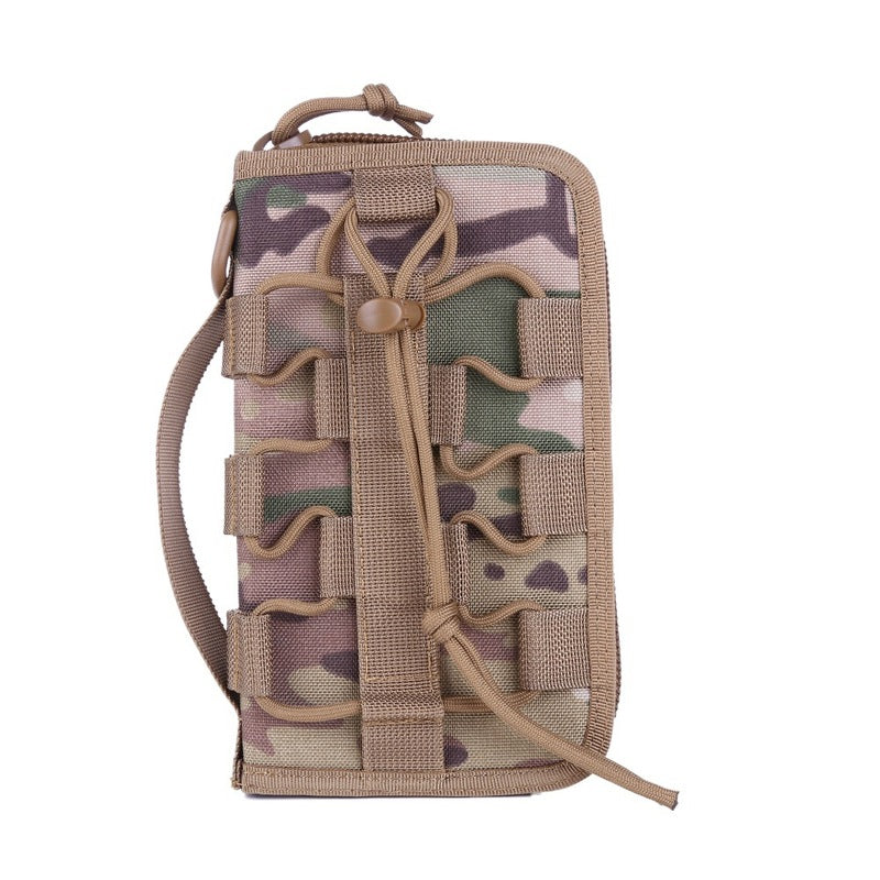 Ma Gaixian's Same Style Xuanwu Tactical Wallet Men's Handbag Outdoor Large Capacity Military Camo Wallet Mobile Case