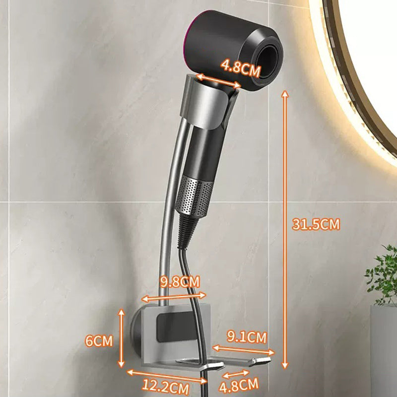 Lazy hair dryer bracket No hand-held hair dryer shelf Wall-mounted no-punching - V.I.P Digital Presence
