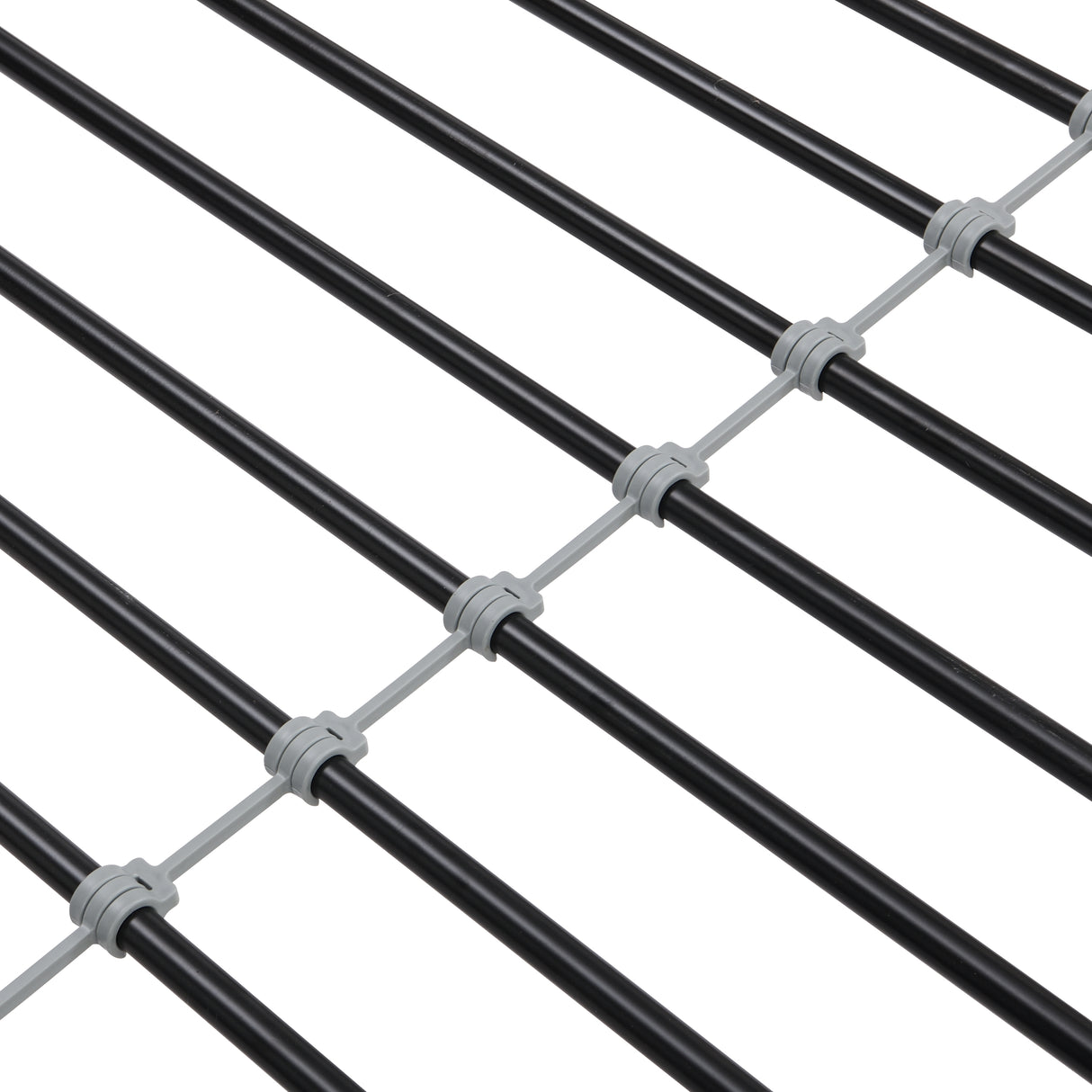 Double decker bed, size above twin bed, with 2 ladders and full-length guardrail, metal, storage space, black - V.I.P Digital Presence