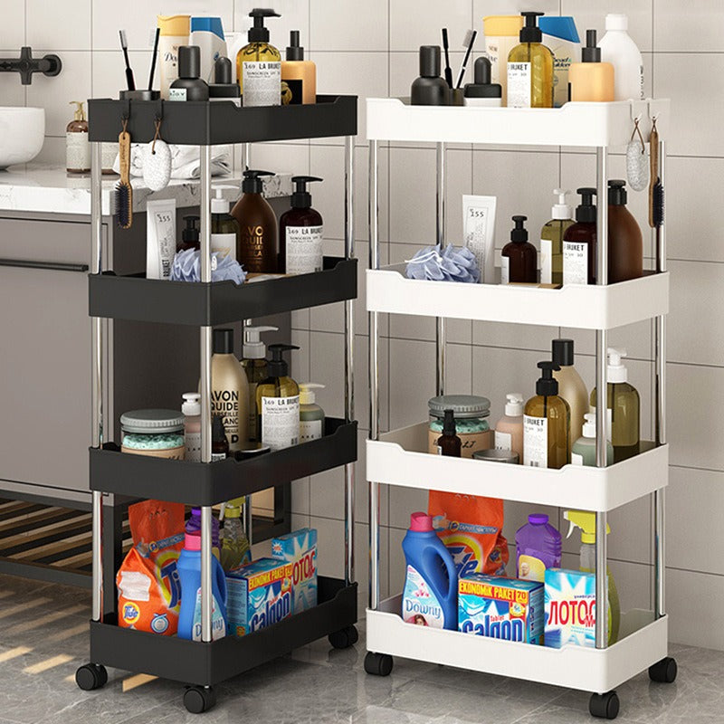 Kitchen multi layer vegetable basket rack floor-standing removable vegetable storage household multi functional trolley - V.I.P Digital Presence
