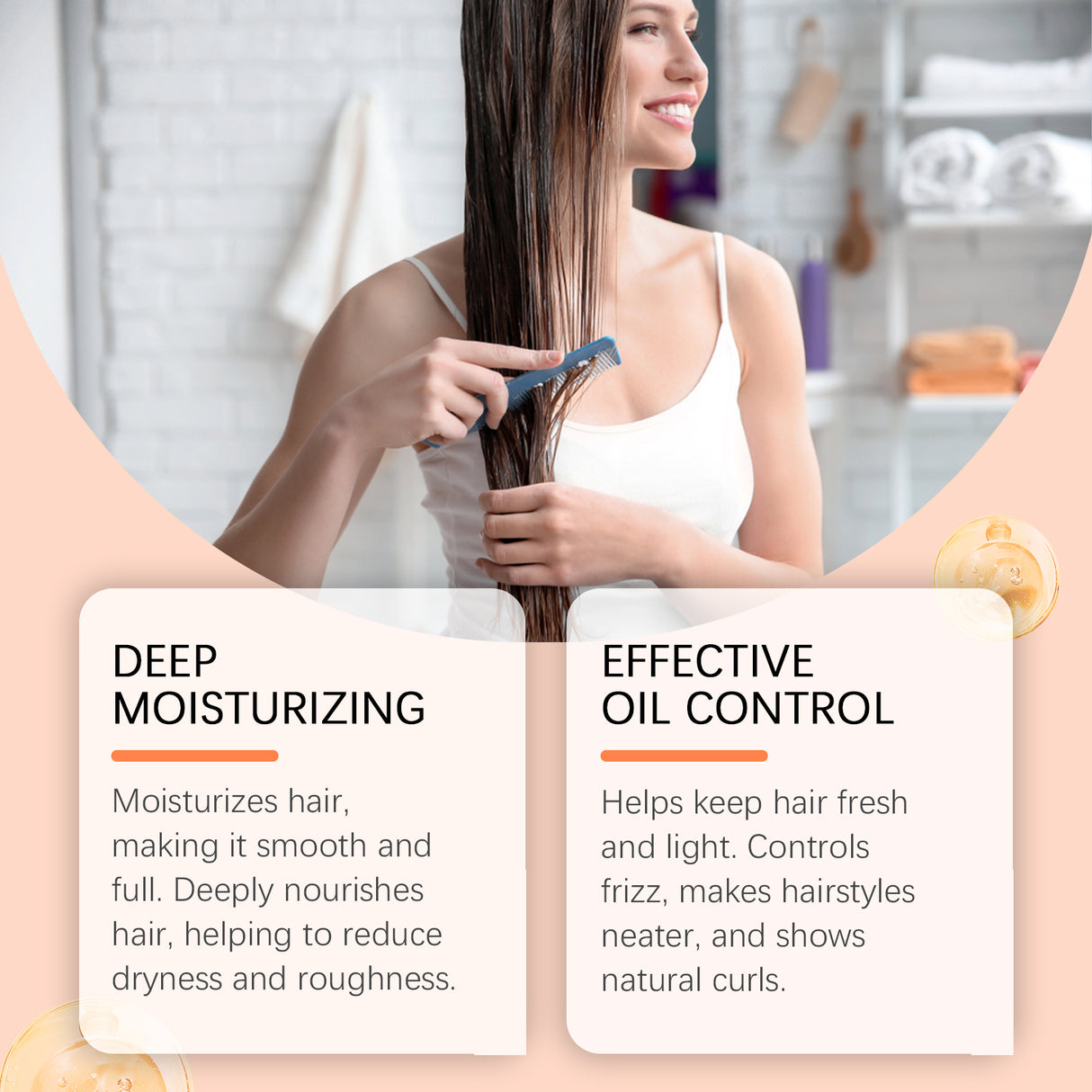 Coconut Moisturizing Shampoo Set Clean And Moisturizing Hair Care Curls Elastic Shape Volumizing Shampoo - V.I.P Digital Presence