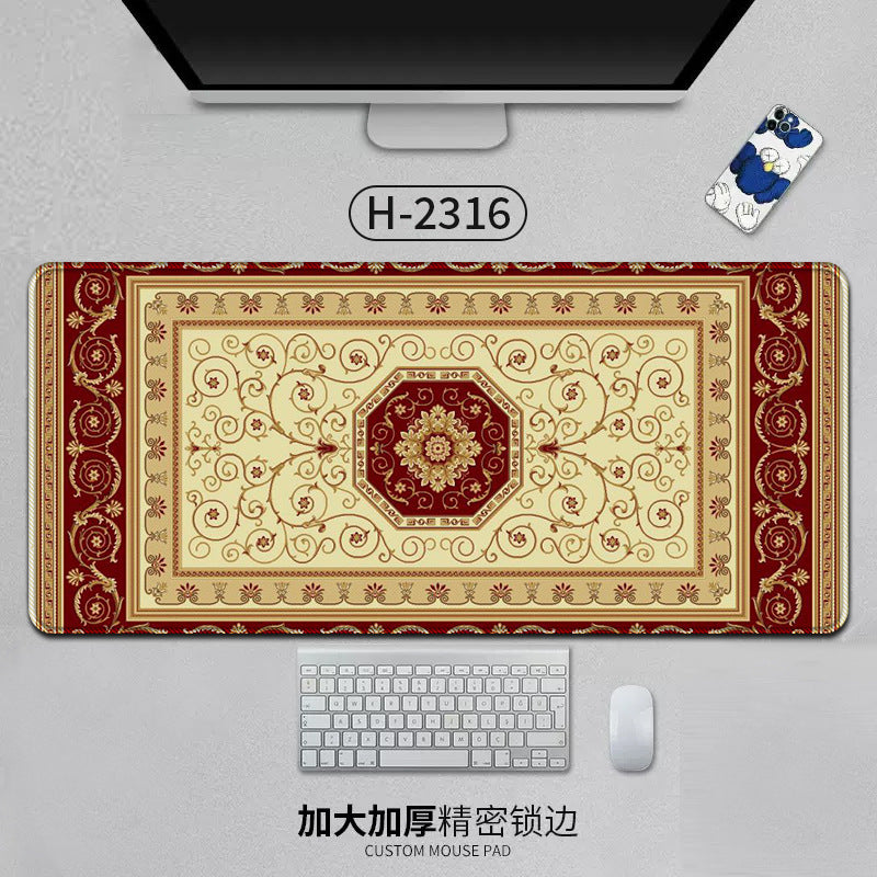Large Persian Mouse Pad Office Carpet MousePad Natural Rubber Lockedge Anti Slip Desk Mat Laptop Office Game Accessories Pad - V.I.P Digital Presence
