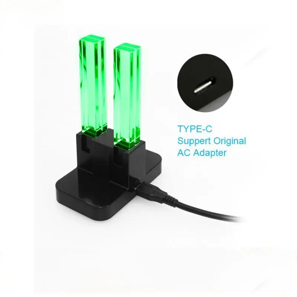 Suitable for switch charging dock Joy Con handle charging finger quad charging dock rotating light column base - V.I.P Digital Presence