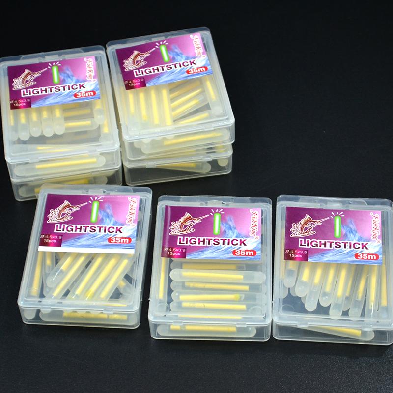 FISH KING 150pcs/lot Fishing Luminous Float 4.5*39mm Glowing Fluorescent Light Stick Night Float For Carp - V.I.P Digital Presence