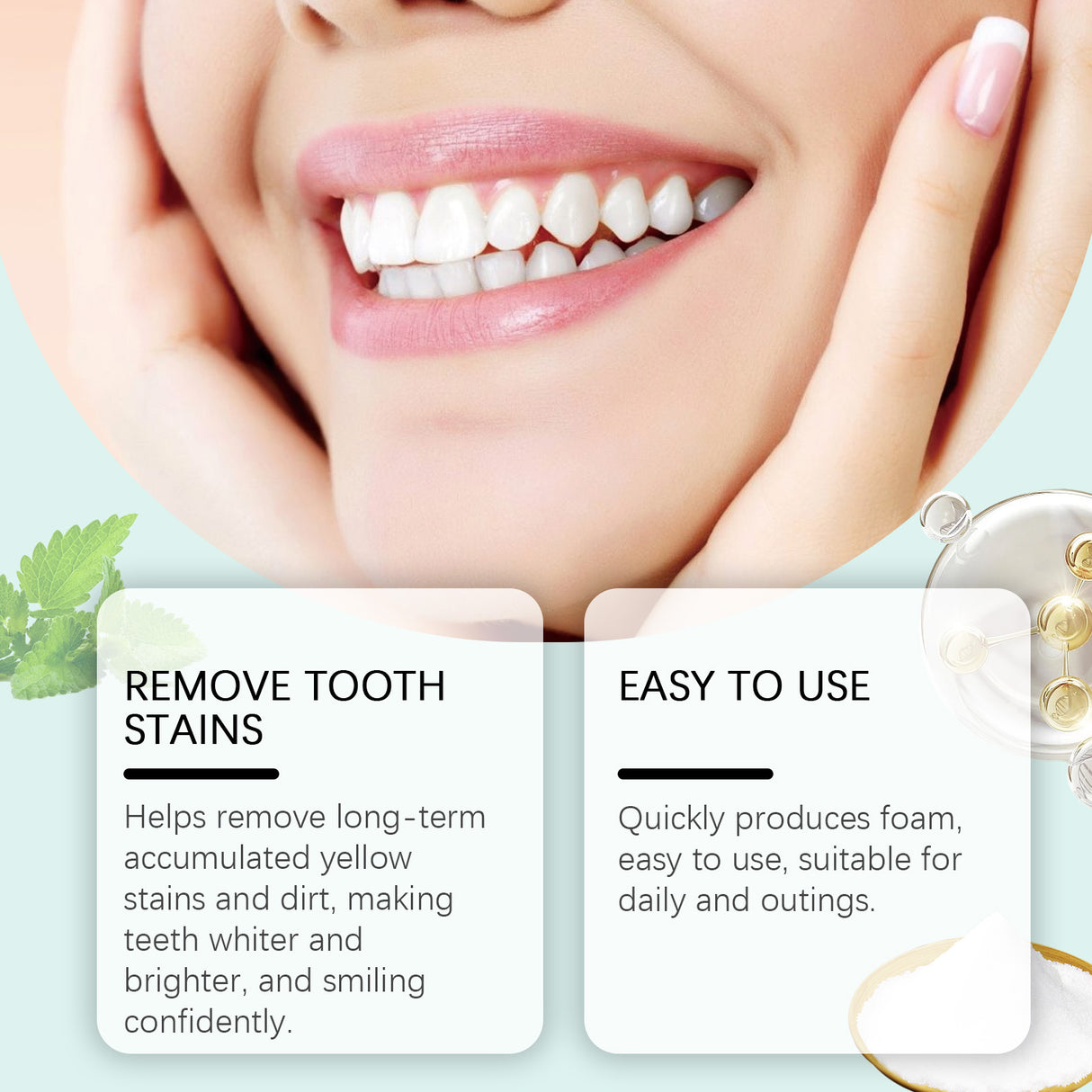 Mint Brightening Toothpaste Tablet Oral Deodorizer Fresh Breath Portable Toothpaste Chewable Tablet - V.I.P Digital Presence