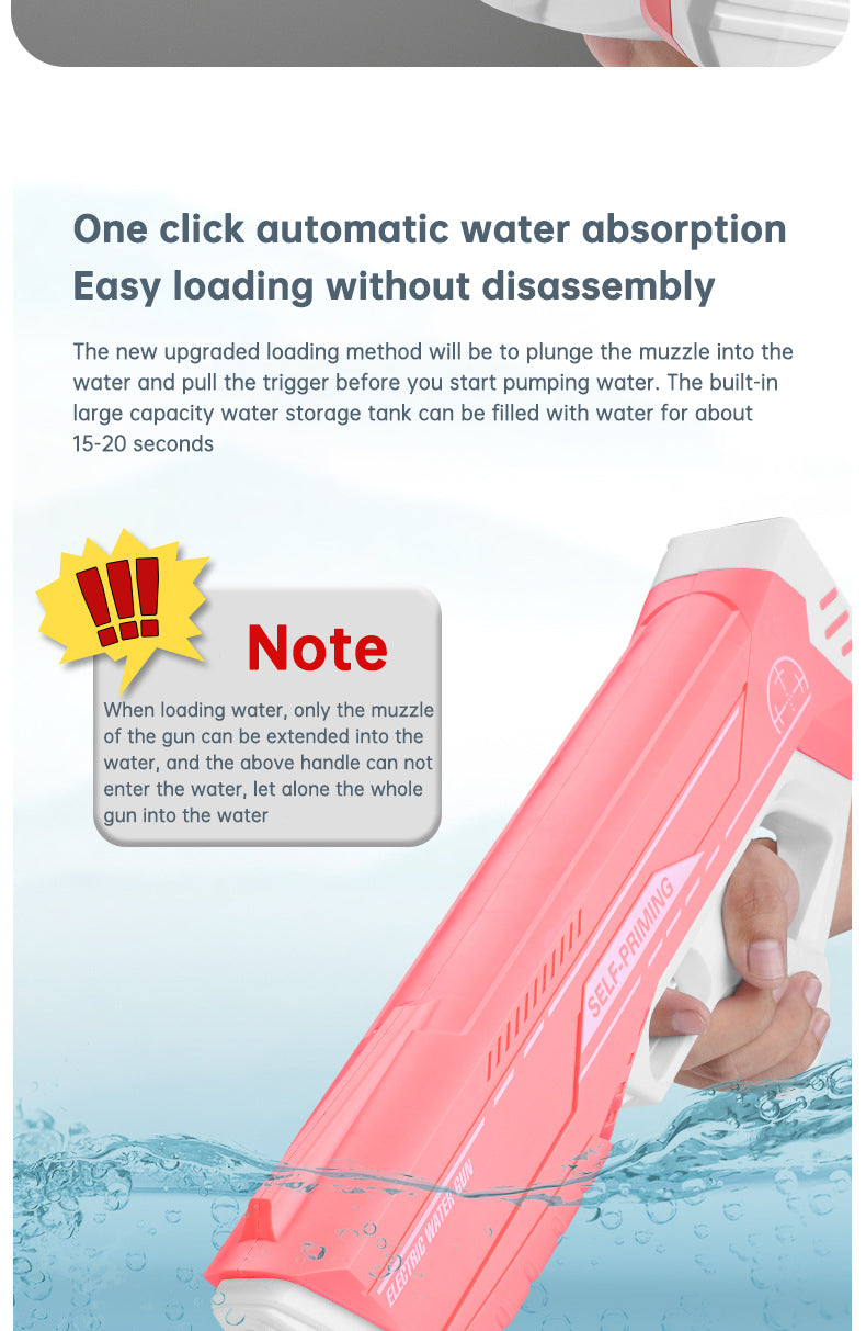 Electric Induction Water Gun Summer Outdoor Toys Automatic Pumping Gun Beach Swimming Pool Water Fight Children's Toy Gifts - V.I.P Digital Presence
