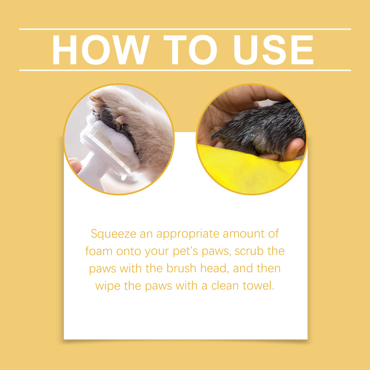 Pet Paw Foam Cleaner, Pet Cleaning, Moisturizing, Nourishing And Nourishing Cat And Dog Feet - V.I.P Digital Presence