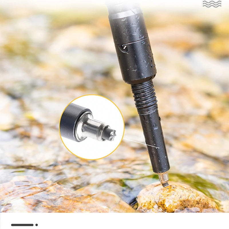 Folding telescopic outdoor hiking tactical self-defense stick Walking stick - V.I.P Digital Presence