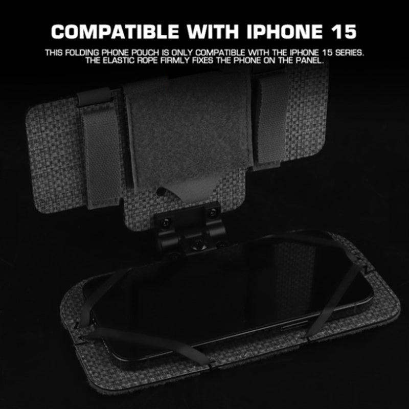 Tactical Phone Pouch, Molle, for Airsoft, Camping, Hunting. Foldable, for Phone & Map. - V.I.P Digital Presence