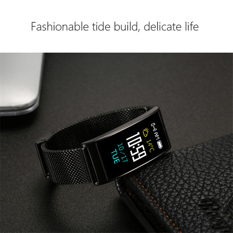 X3 Color Touch Smart Bracelet Bluetooth 4.0 Smart Band Heart Rate Blood Pressure Monitor IP68 waterproof Swimming Call reminder - V.I.P Digital Presence