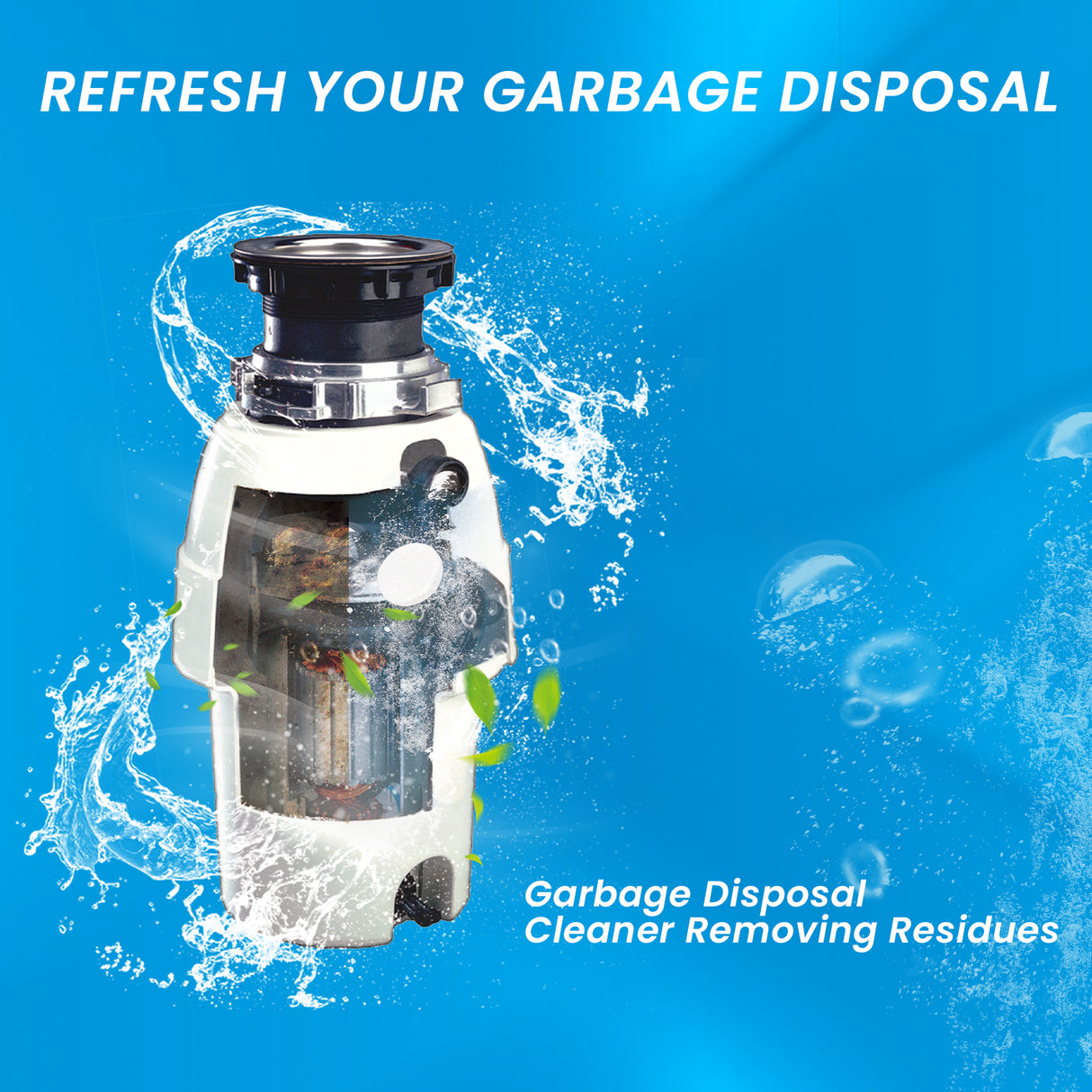 Sink Cleaning Tablet, Kitchen Sink Cleaning Grease Stains Dirt Dredging Pipe Cleaning Tablets - V.I.P Digital Presence