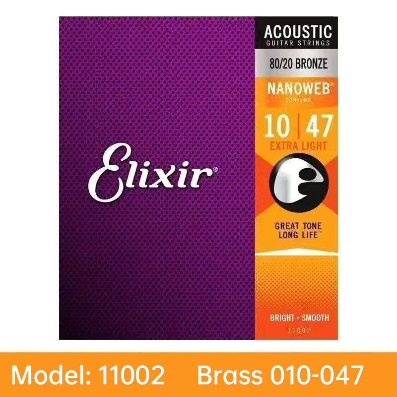 Acoustic Guitar Strings: 80/20 Bronze with NANOWEB Coating, Long - lasting Bright Tone, Comfortable Feel, Medium 13 - 56 - V.I.P Digital Presence