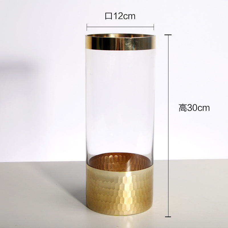 Glass vase modern transparent hydroponic flower vase home decoration ornaments - V.I.P Digital Presence