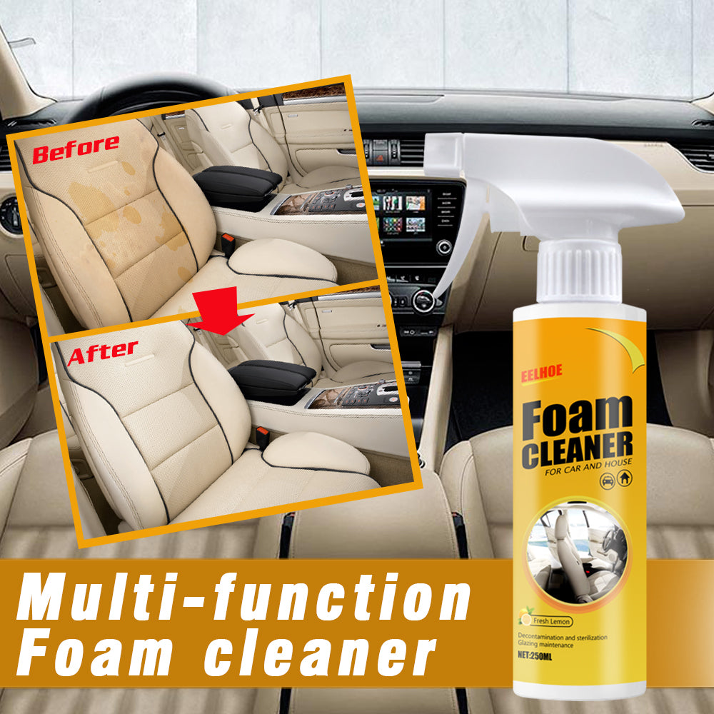 Multi-Purpose Foam Cleaner, Leather Seat Foam Head Cleaner Car Interior Decontamination Cleaning - V.I.P Digital Presence