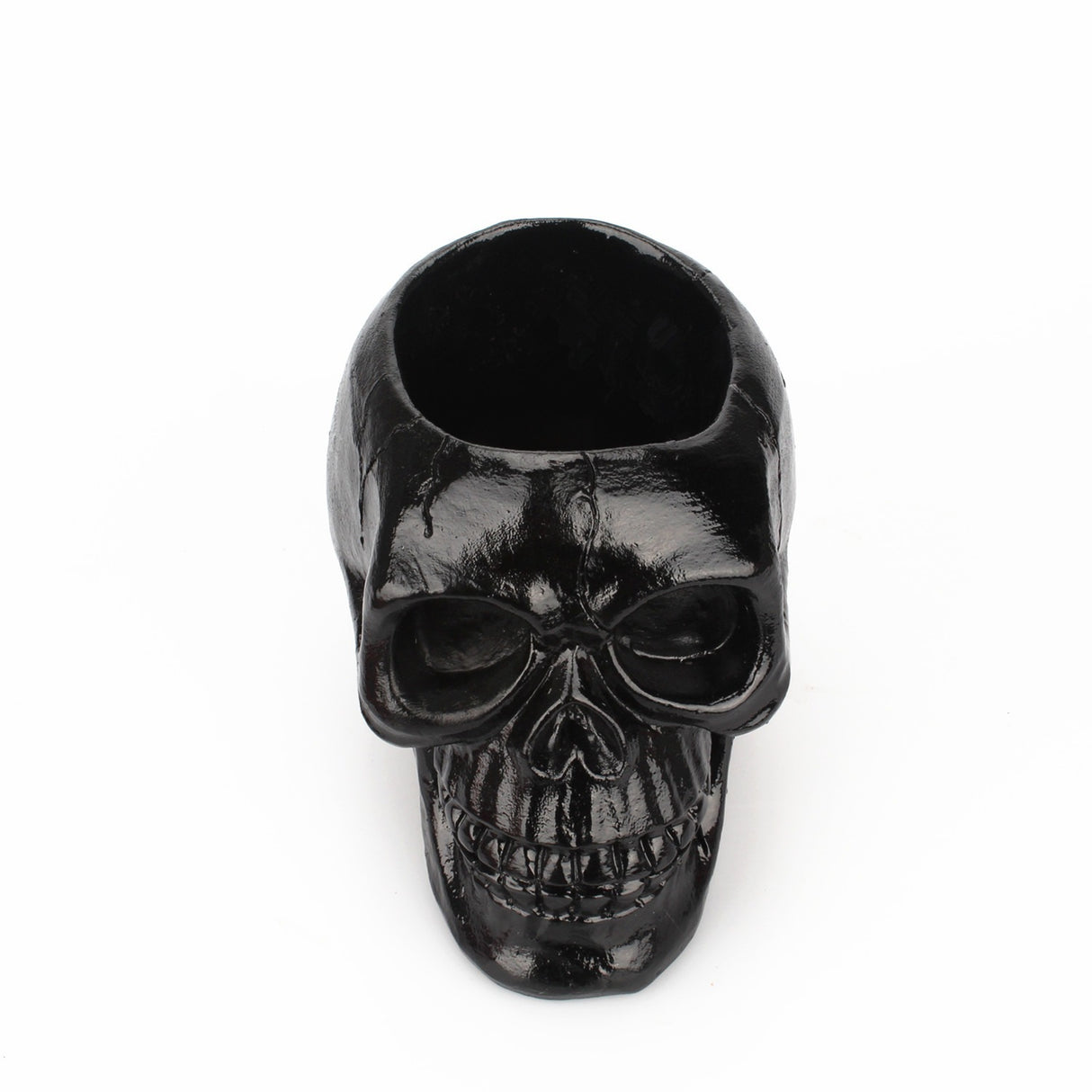 Black Skull Storage Pen Holder for Human Skull Makeup Pen - V.I.P Digital Presence