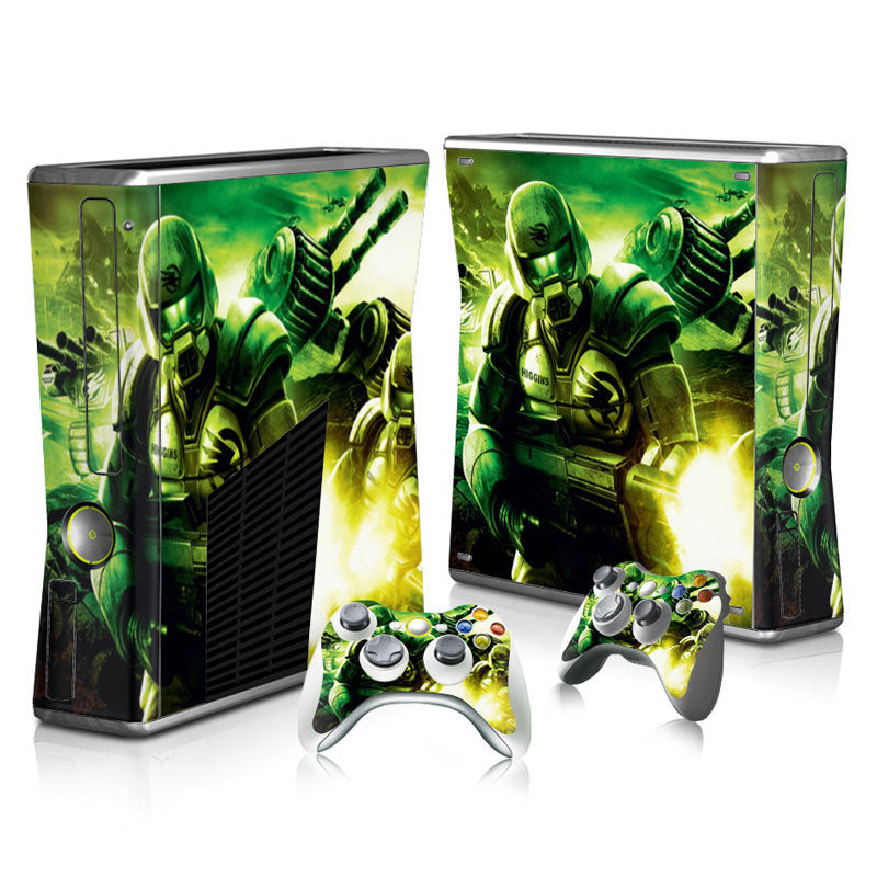 Xbox 360 Slim Full Body Color Membrane Stickers with Scratch-Resistant Protection - V.I.P Digital Presence