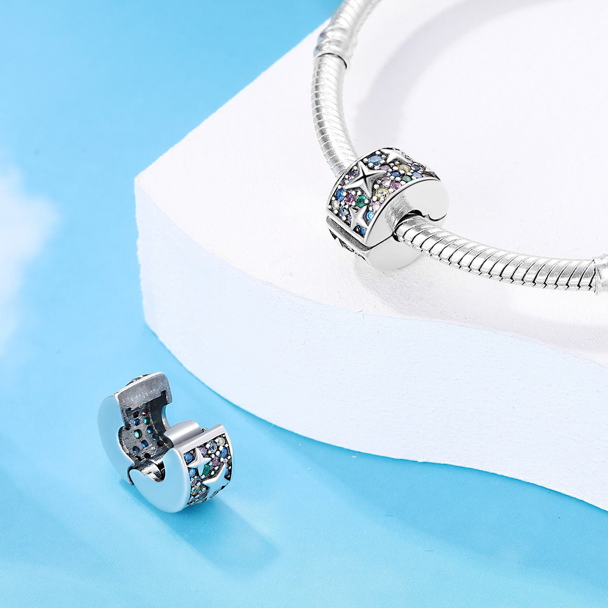 DIY Bead Accessories Safety Colored Stone Butterfly Star Buckle Fixing Clip - V.I.P Digital Presence