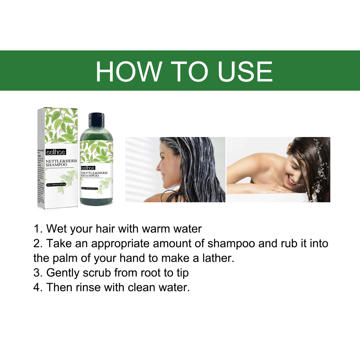Herbal Shampoo Deeply Cleanses Scalp, Softens Hair, Moisturizes Hair Roots, And Strengthens Hair - V.I.P Digital Presence