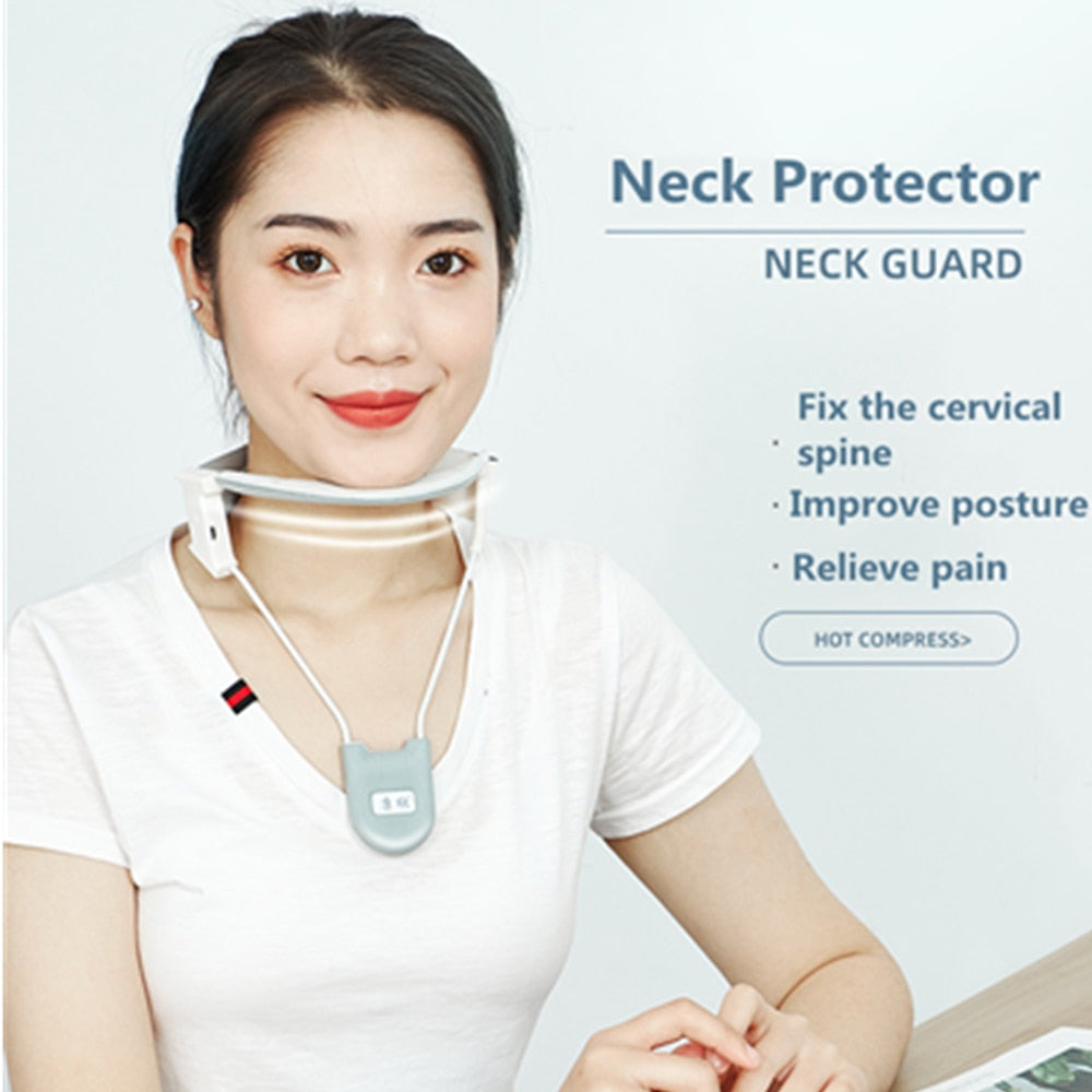 Lightweight NECK Helper Braces Pain,Supports Improving Forward Head Posture with heat Discreet Comfortable Cervical Collar - V.I.P Digital Presence