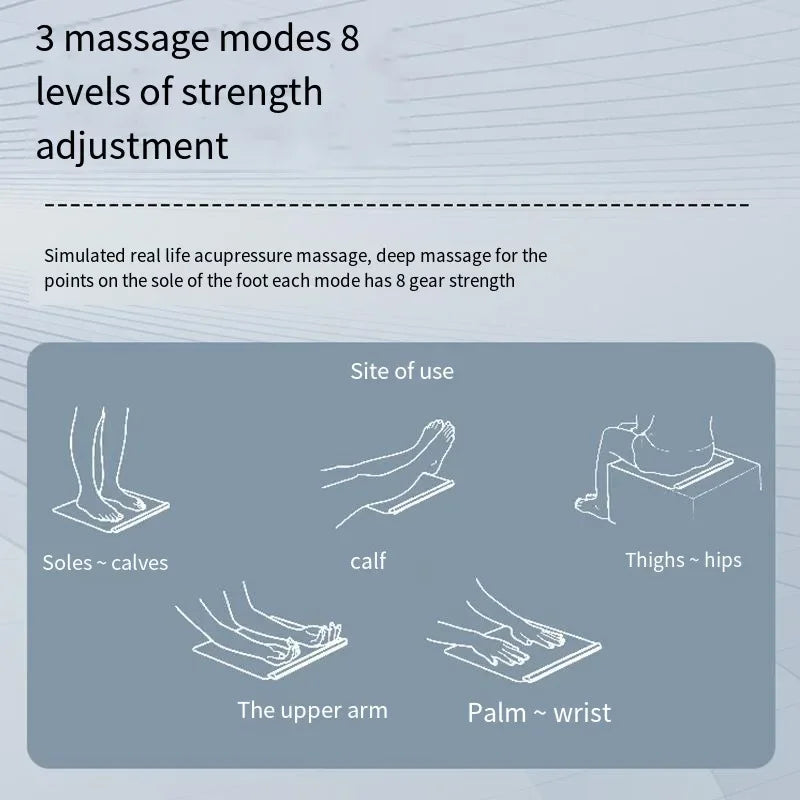 Advanced Shaping Leg Cushion Foot Cushion Foot Massage Home Office EMS Pulse Foot Massager Meridian Unblocker Convenient - V.I.P Digital Presence