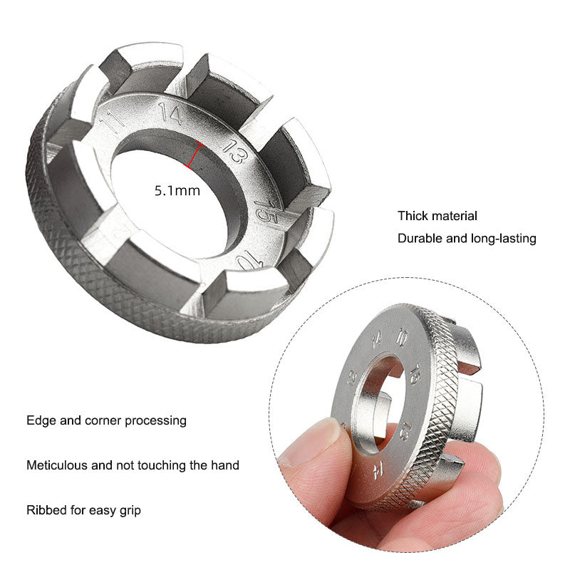 Multi specification circular steel wire spoke adjustment wrench bicycle bicycle wheel rim repair tool - V.I.P Digital Presence