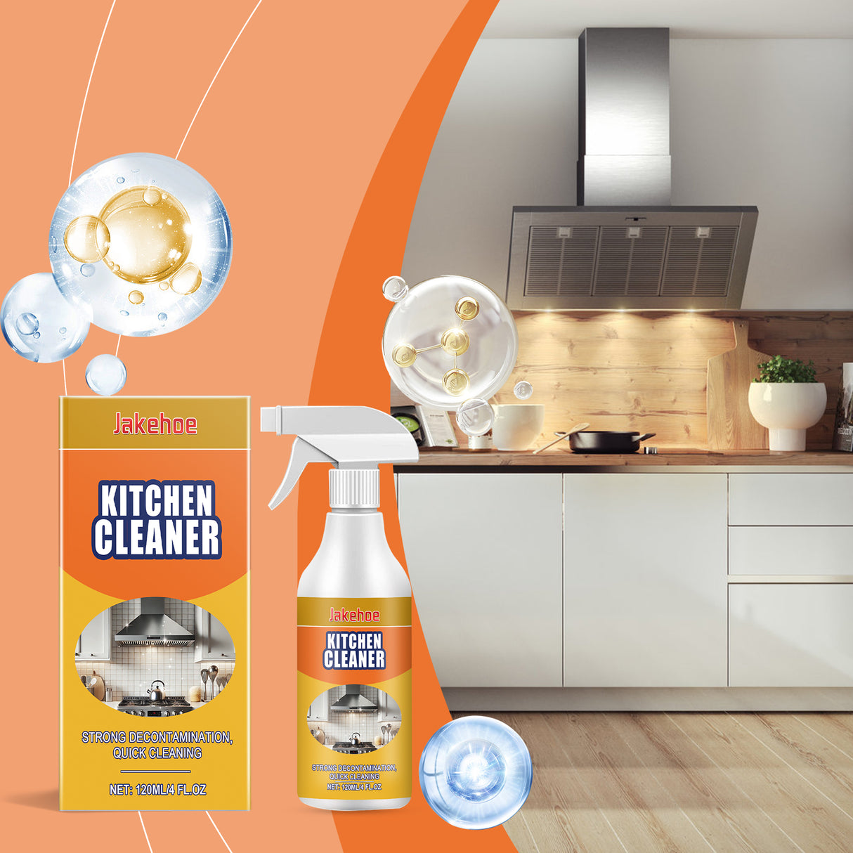Kitchen Grease Cleaner Kitchen Hood Cooktop Grease Cleaner Multi-Effect Decontamination Cleaner - V.I.P Digital Presence
