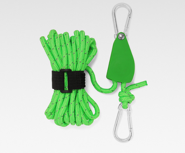 Camping Tent Tie Down Rope Tightener Fastening Pulley Ratchet Hangers Awning Rope Hook Canopy Buckle Rope Tightening Straps Tool - V.I.P Digital Presence