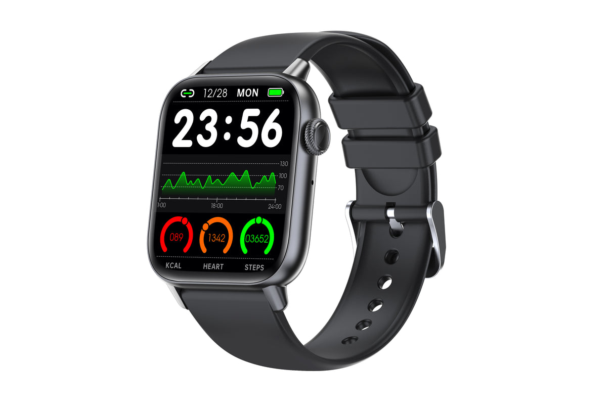 S08PRO Bluetooth Call Smart Watch One touch Connection Step Heart Rate Blood Pressure Blood Oxygen Multi Sport Mode - V.I.P Digital Presence