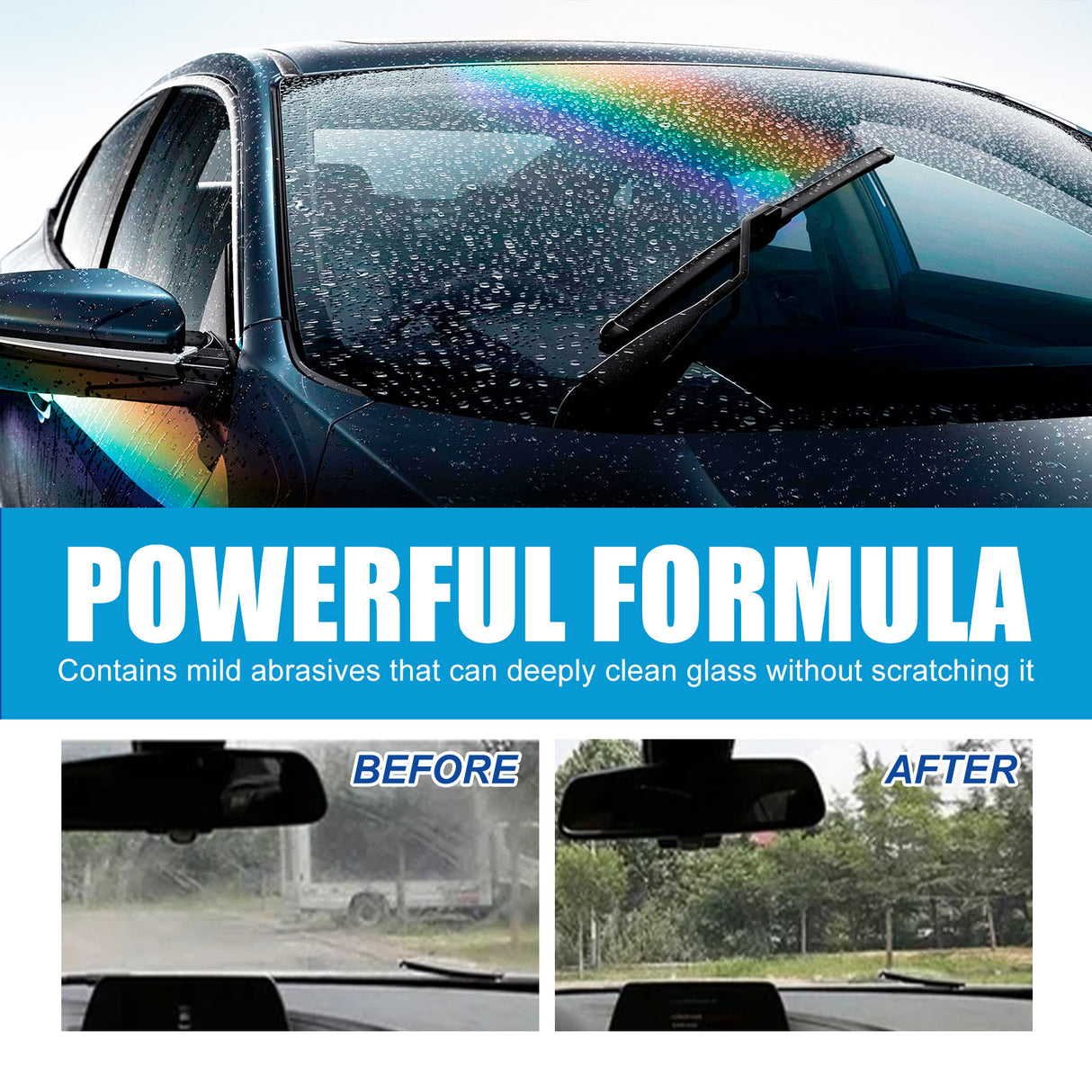 Car Windshield Cleaner, Car Glass Rearview Mirror Cleaning Oil And Removal Fog Cleaner - V.I.P Digital Presence
