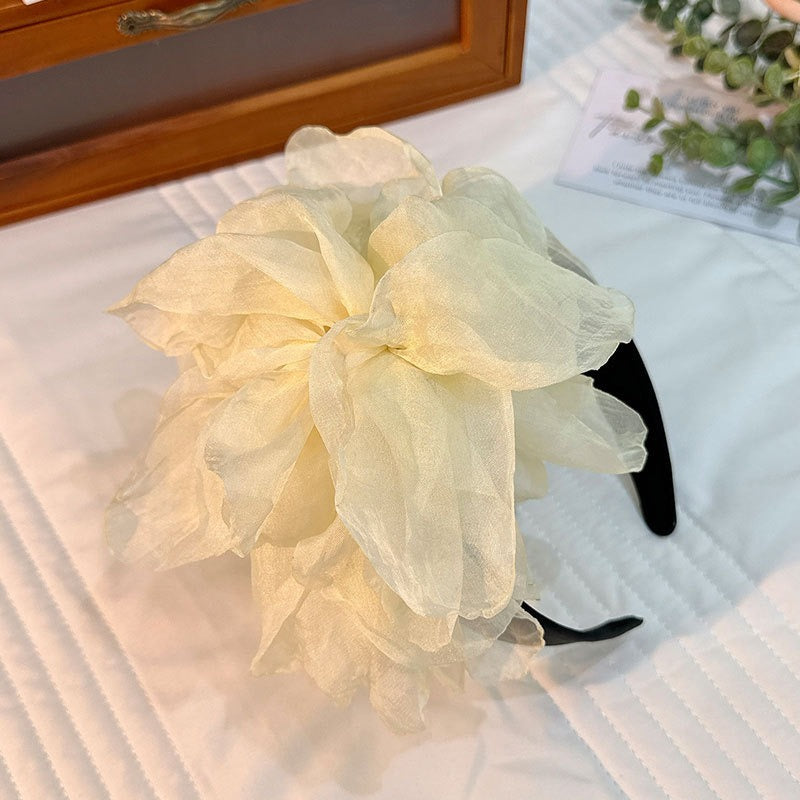 Handmade European and American headbands with versatile fabric flower hair accessories - V.I.P Digital Presence