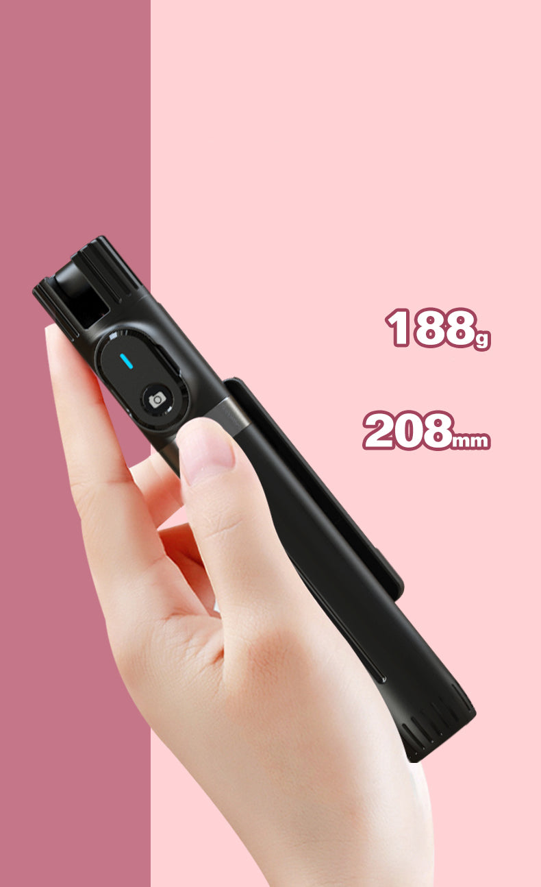 New P90 Series Tripod Reinforced Selfie Stick Outdoor Mobile Phone Live Support Dual Fill Light Selfie Stick