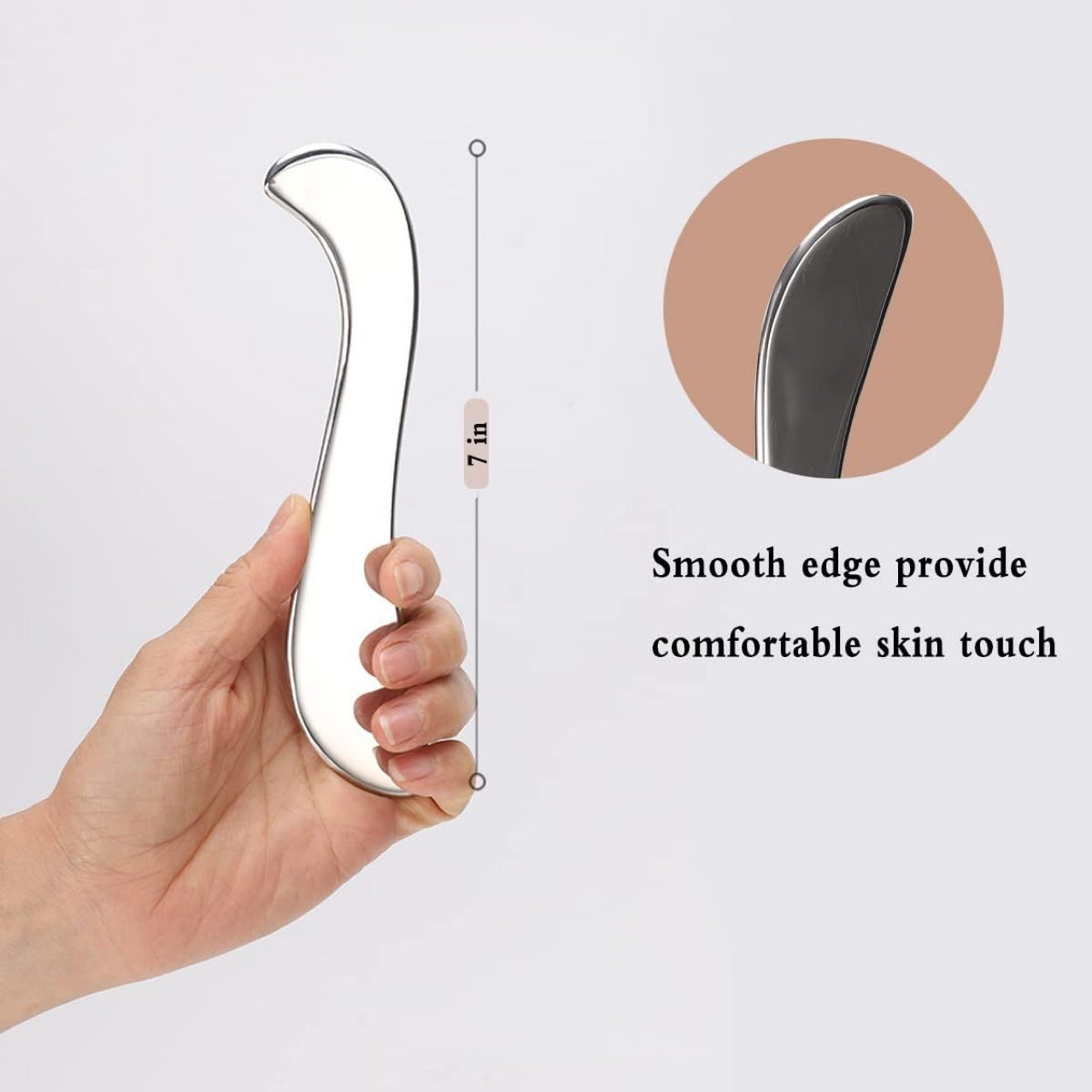 304 stainless steel fascia knife for loosening muscle tissue, scraping and relaxing S-shaped fascia knife for facial metal plate - V.I.P Digital Presence
