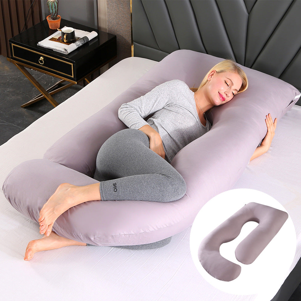 Pregnant women's pillow waist protection side sleeping slope pillow J-shaped pregnancy sleeping pillow - V.I.P Digital Presence