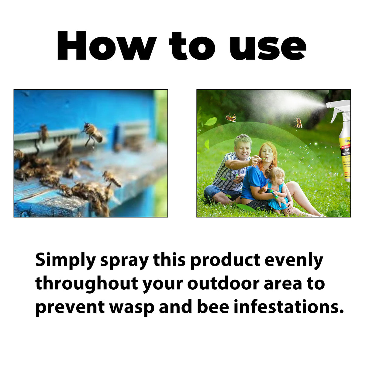 Moonspry Outdoor Insect Repellent Spray, A Mild Formulation To Repel Bees And Wasps Outdoor Protective Insect Repellent Spray - V.I.P Digital Presence