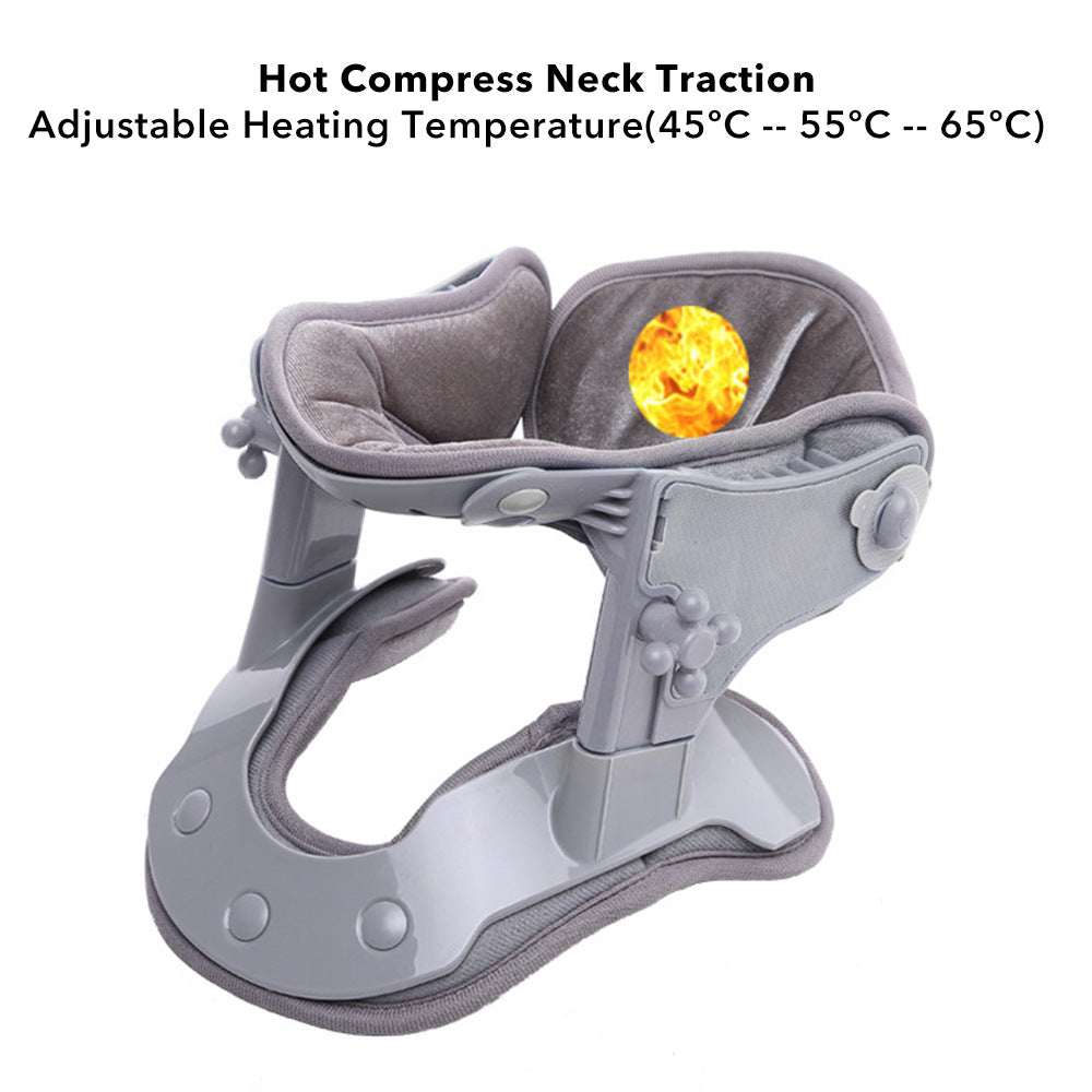 Cervical support cervical spine traction device hot compress physiotherapy cervical spine adjustable support correction cervical spine fixator - V.I.P Digital Presence