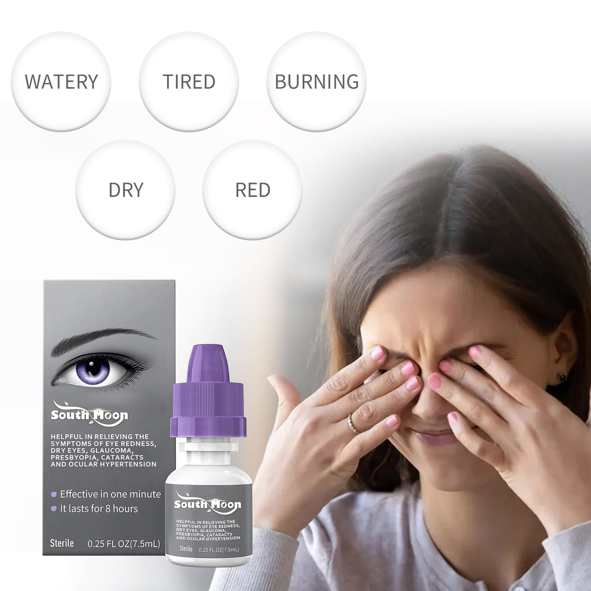 Eye Drops, Repair Eye Dry Tired Red And Giddy Eyes Care Solution - V.I.P Digital Presence